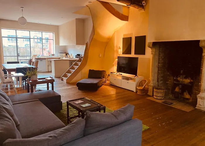 Spacious Duplex With Terrace In The Middle Of The Center Ghent